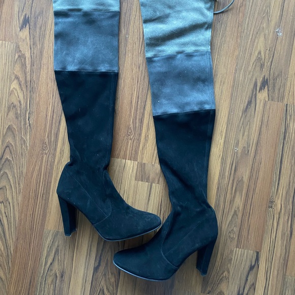 Stuart Weitzman Over the knee suede boots - Picture 2 of 7